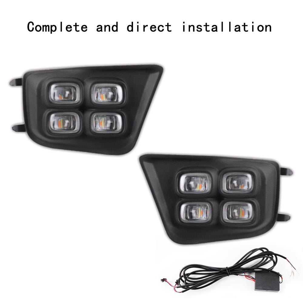 2pcs DRL LED Daytime Running Fog Lights with Turn Signal light For Toyota Tacoma 2012 -2015
2pcs DRL LED Daytime Running Fog Lights with Turn Signal light For Toyota Tacoma 2012 -2015
