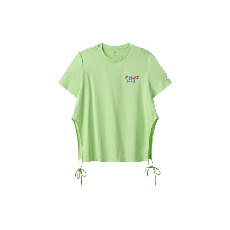 FILA Letter Print Drawstring Loose Casual Short-Sleeve T-Shirt Women Tops Fruit-Green A11W121126F-LG
FILA Letter Print Drawstring Loose Casual Short-Sleeve T-Shirt Women Tops Fruit-Green A11W121126F-LG