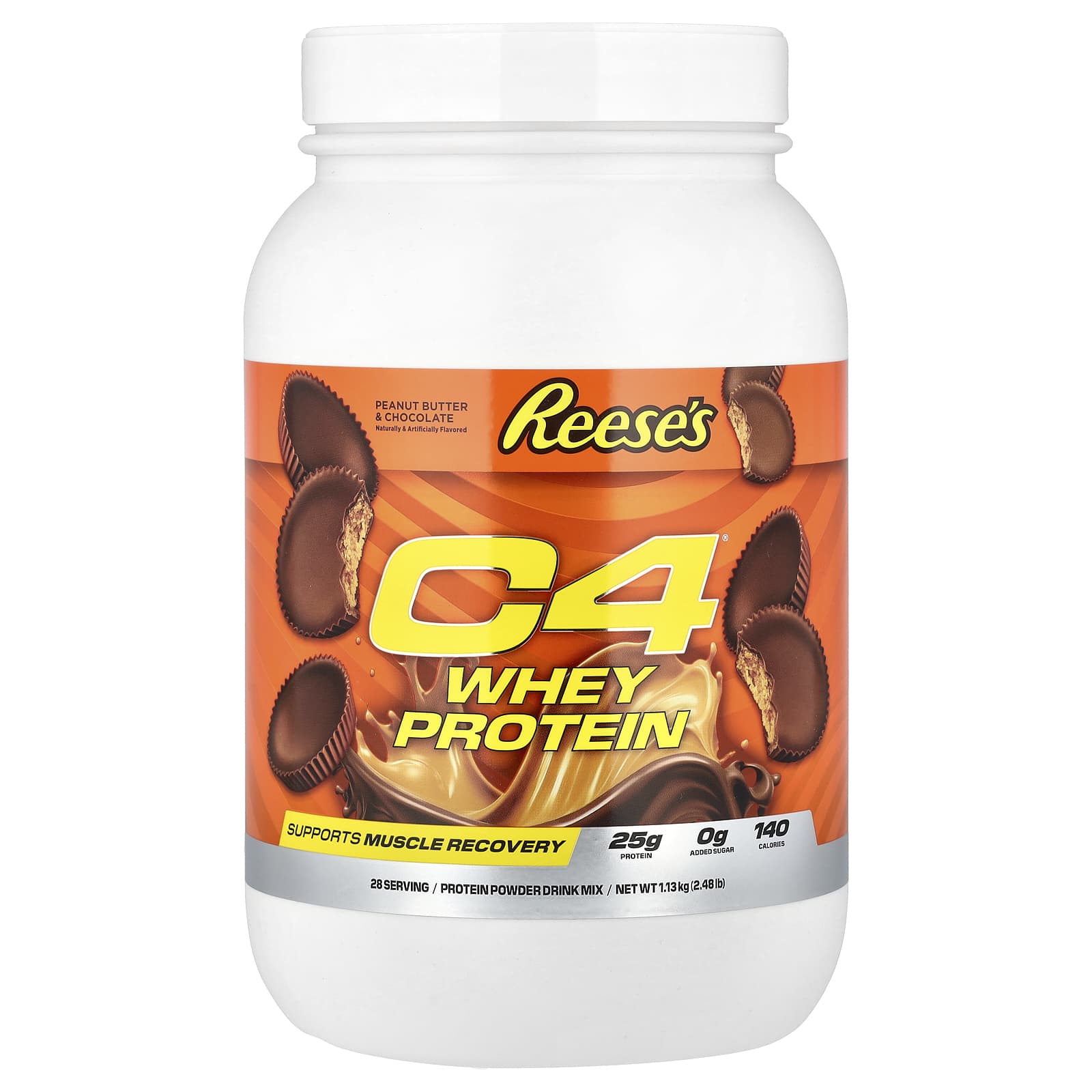 C4 / Cellucor, C4® Whey Protein, Rease s Peanut Butter and Chocolate Flavor, 2.48 lb (1.13 kg)
C4 / Cellucor, C4® Whey Protein, Rease s Peanut Butter and Chocolate Flavor, 2.48 lb (1.13 kg)