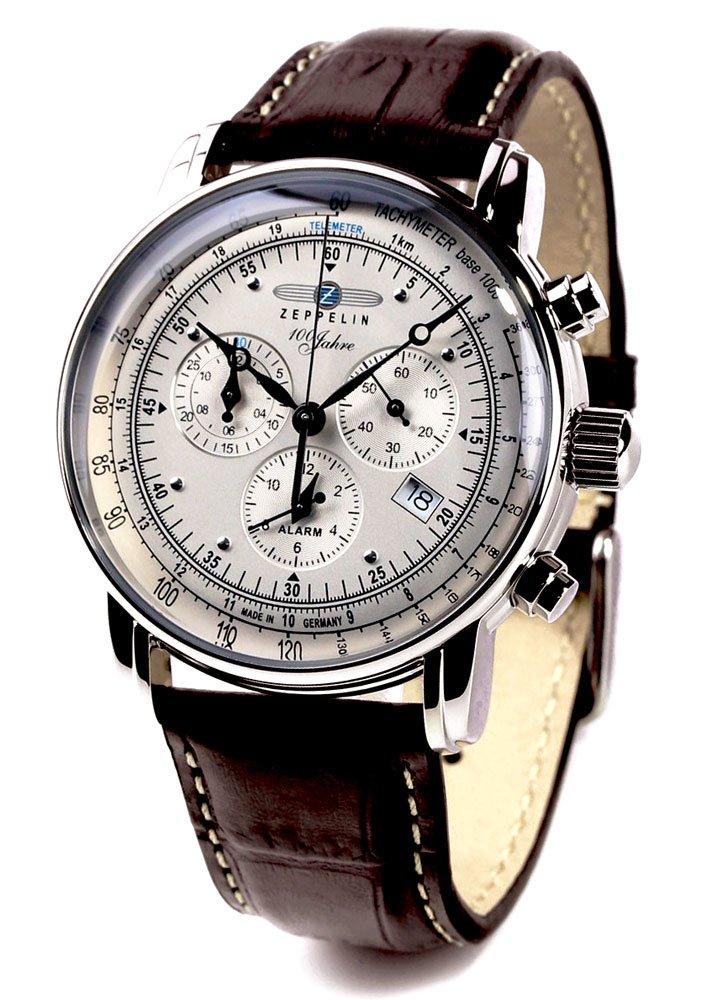 ZEPPELIN 7680-1 100th Anniversary Limited Edition Chronograph Men s Wristwatch, Ivory x Brown Dial
ZEPPELIN 7680-1 100th Anniversary Limited Edition Chronograph Men s Wristwatch, Ivory x Brown Dial