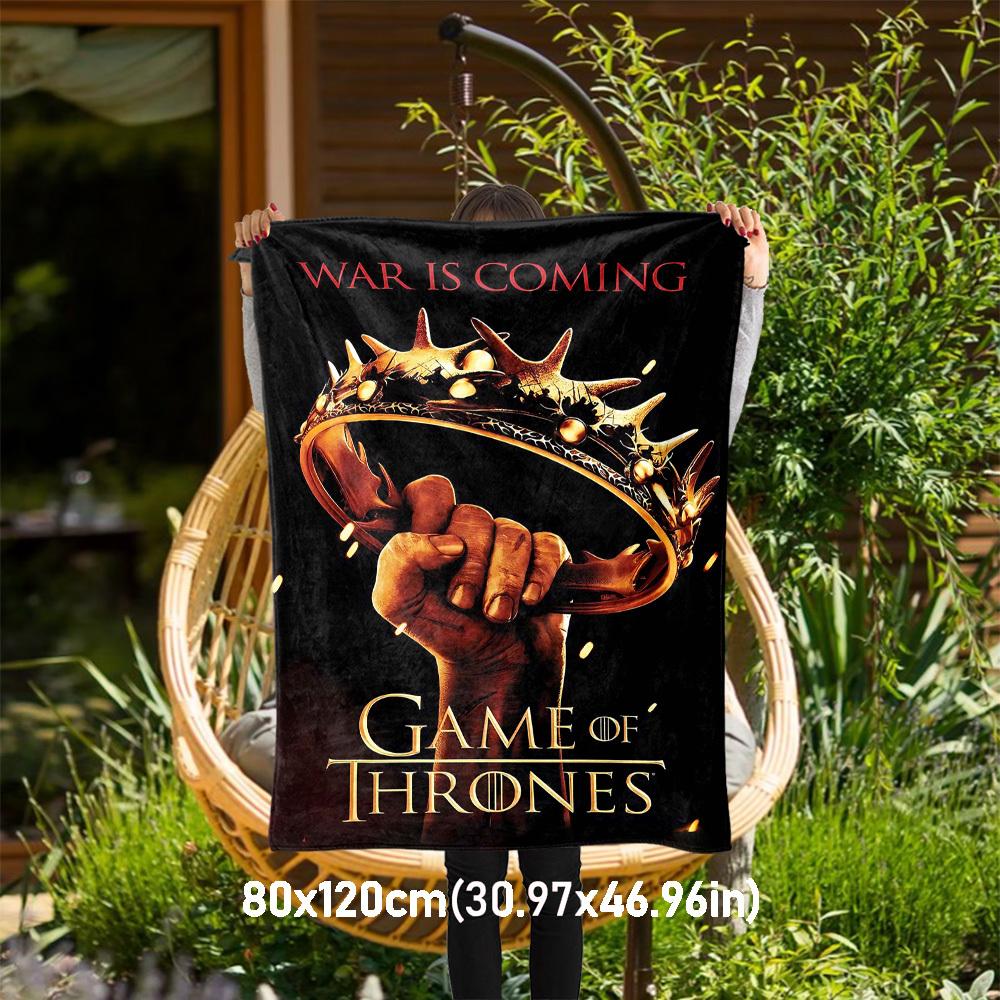1PC WAR IS COMING GAME OF THRONES Outdoor Flannel Blanket Soft Plush Decor for Picnics, camping,Bedroom, Playroom, Office, or Lunch Break1133A 80x120cm(31x47inch)
1PC WAR IS COMING GAME OF THRONES Outdoor Flannel Blanket Soft Plush Decor for Picnics, camping,Bedroom, Playroom, Office, or Lunch Break1133A 80x120cm(31x47inch)