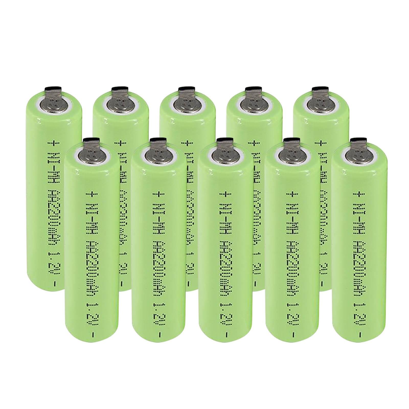 Батарея AA, 2200 мАч, 1,2 В, NiMH аккумуляторы типа AA со сварочными выступами для электрической зубной щетки, бритвы 2A One Size
Батарея AA, 2200 мАч, 1,2 В, NiMH аккумуляторы типа AA со сварочными выступами для электрической зубной щетки, бритвы 2A One Size