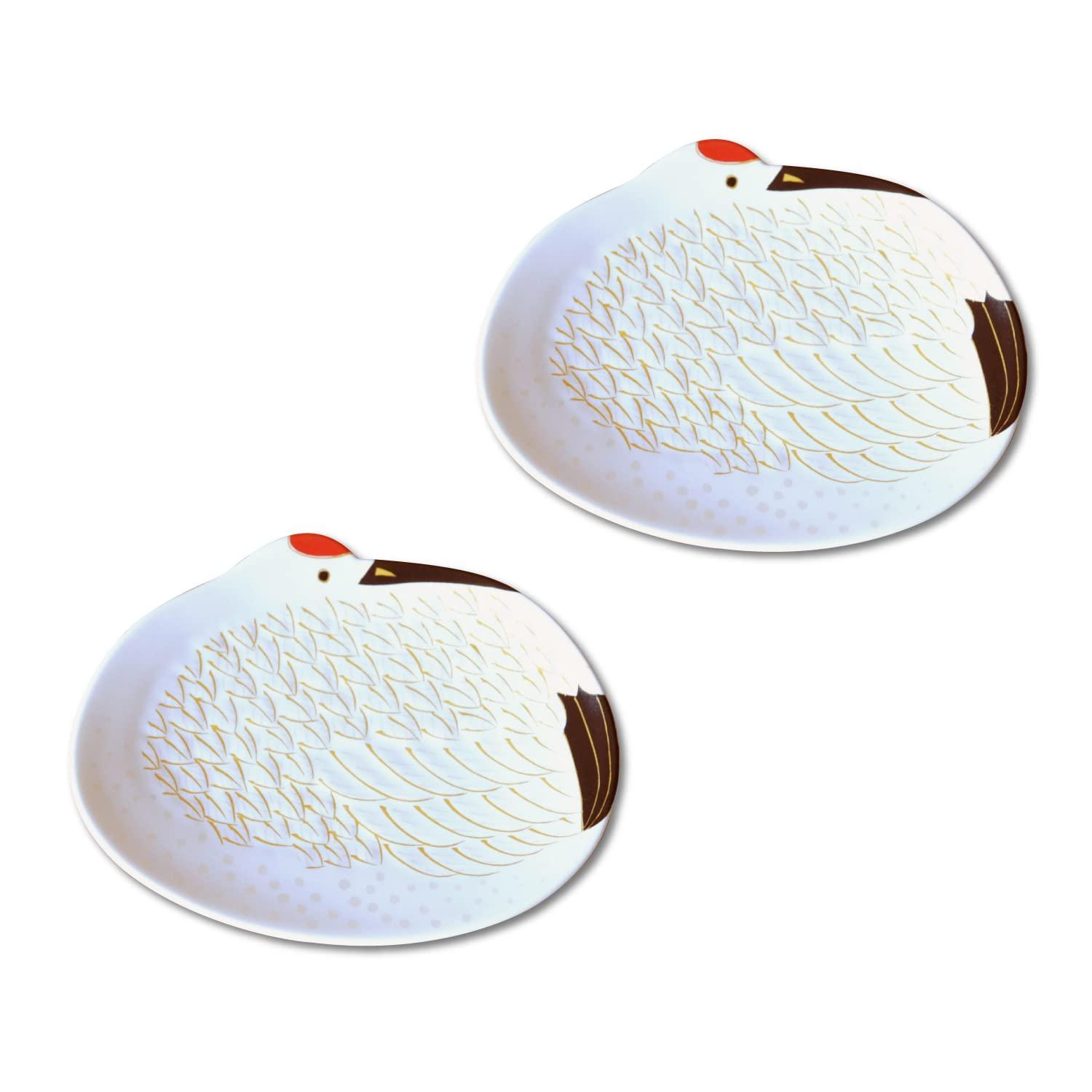 Set of 2 Small Plates for New Year s, Japanese Tableware, Crane Design, Auspicious Charm, Arita Ware, Gold-Painted Crane Small Plates
Set of 2 Small Plates for New Year s, Japanese Tableware, Crane Design, Auspicious Charm, Arita Ware, Gold-Painted Crane Small Plates