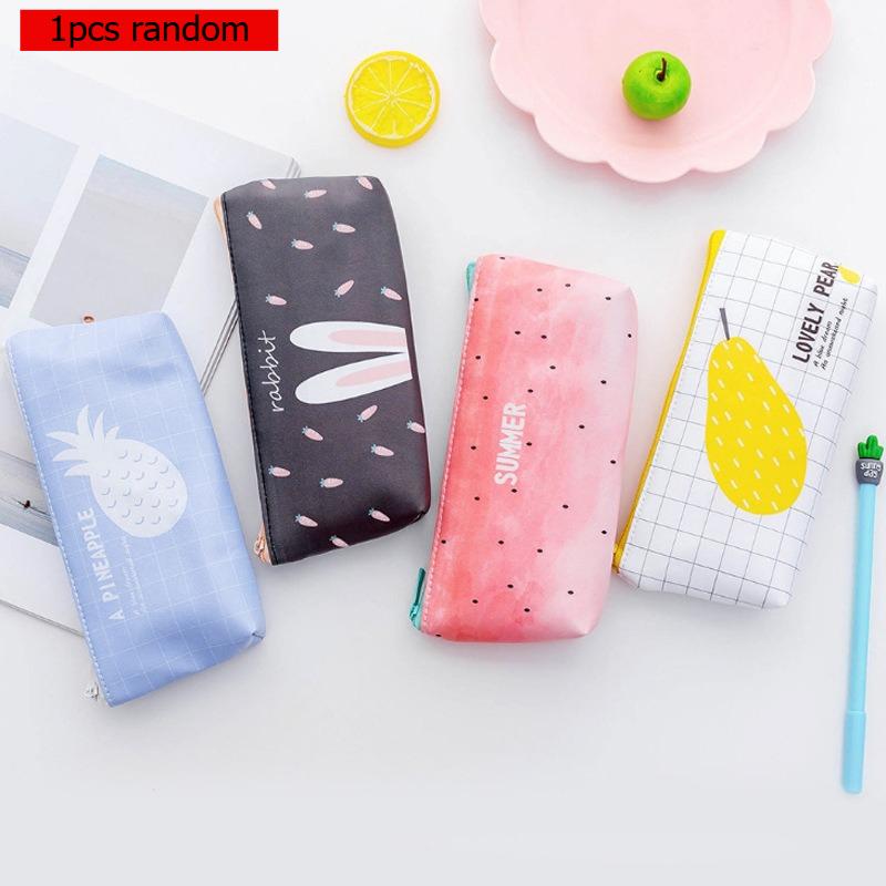 Gift Cartoon Creative Fruit Inverted Trapezoid Kawai Stationery Box Pu Waterproof Student Pen Bag Large Capacity Storage Lovely
Gift Cartoon Creative Fruit Inverted Trapezoid Kawai Stationery Box Pu Waterproof Student Pen Bag Large Capacity Storage Lovely
