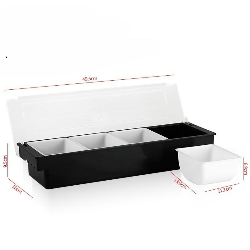 1pc 6-Compartment Topping Station with Lid - Versatile Condiment Organizer for Bar Ice Cream Salad Bar Restaurant чистый
1pc 6-Compartment Topping Station with Lid - Versatile Condiment Organizer for Bar Ice Cream Salad Bar Restaurant чистый