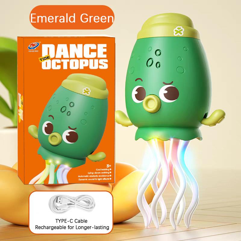 Волшебная танцующая игрушка-осьминог с автоматическим танцем, объездом препятствий, светодиодной подсветкой, забавная игрушка для снятия стресса зелёный
Волшебная танцующая игрушка-осьминог с автоматическим танцем, объездом препятствий, светодиодной подсветкой, забавная игрушка для снятия стресса зелёный