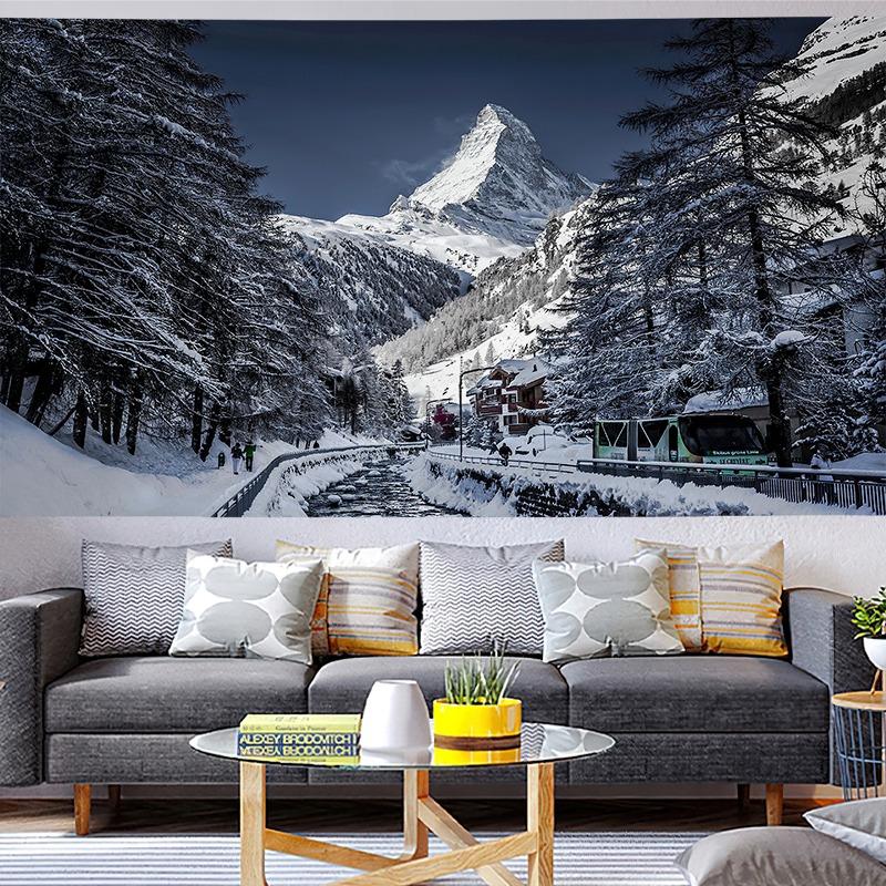 Blackout Bedroom Background Tapestry Thick Fabric Everest Scene for a Darker Calming Sleep Environment 74x94cm(29x37in)
Blackout Bedroom Background Tapestry Thick Fabric Everest Scene for a Darker Calming Sleep Environment 74x94cm(29x37in)