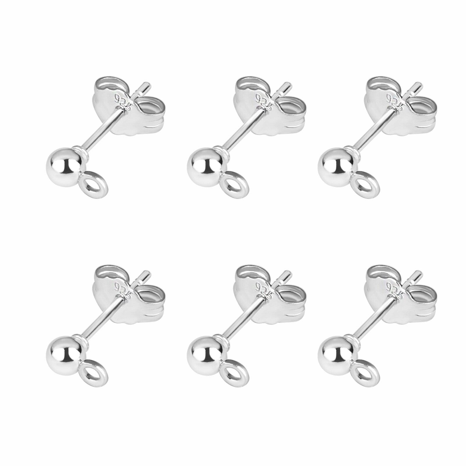 50pcs/lot Gold Silver Earring Studs Base Pins 925 Silver Plated Earring Plug Ear Back DIY Jewelry Making Findings Accessories
50pcs/lot Gold Silver Earring Studs Base Pins 925 Silver Plated Earring Plug Ear Back DIY Jewelry Making Findings Accessories