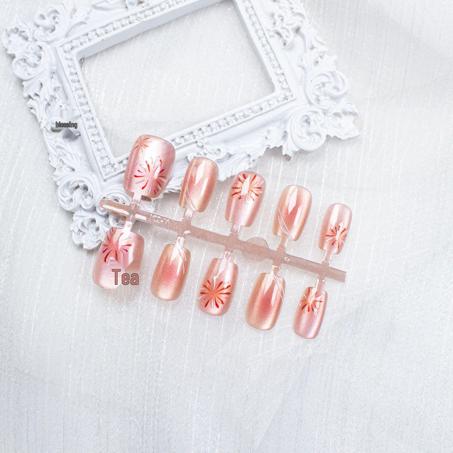 Jiaolong Romantic Fireworks Cat Eye Wearable Nail Tips and Stickers Small (No Stickers)
Jiaolong Romantic Fireworks Cat Eye Wearable Nail Tips and Stickers Small (No Stickers)