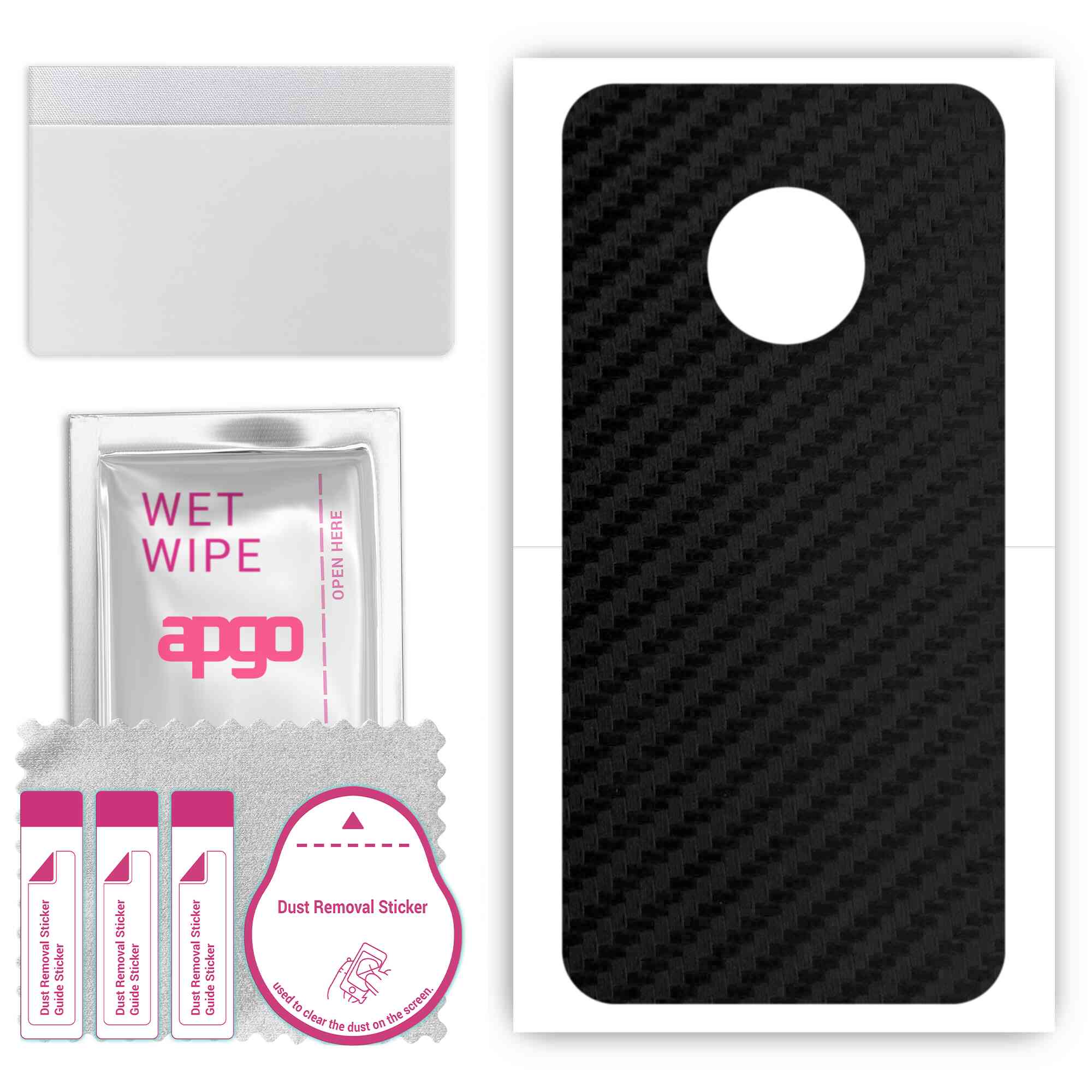 apgo Protective Skin Sticker for the back compatible with Motorola Moto G5S, Wrap Film, Foil, Vinyl - Pattern Carbon Black
apgo Protective Skin Sticker for the back compatible with Motorola Moto G5S, Wrap Film, Foil, Vinyl - Pattern Carbon Black