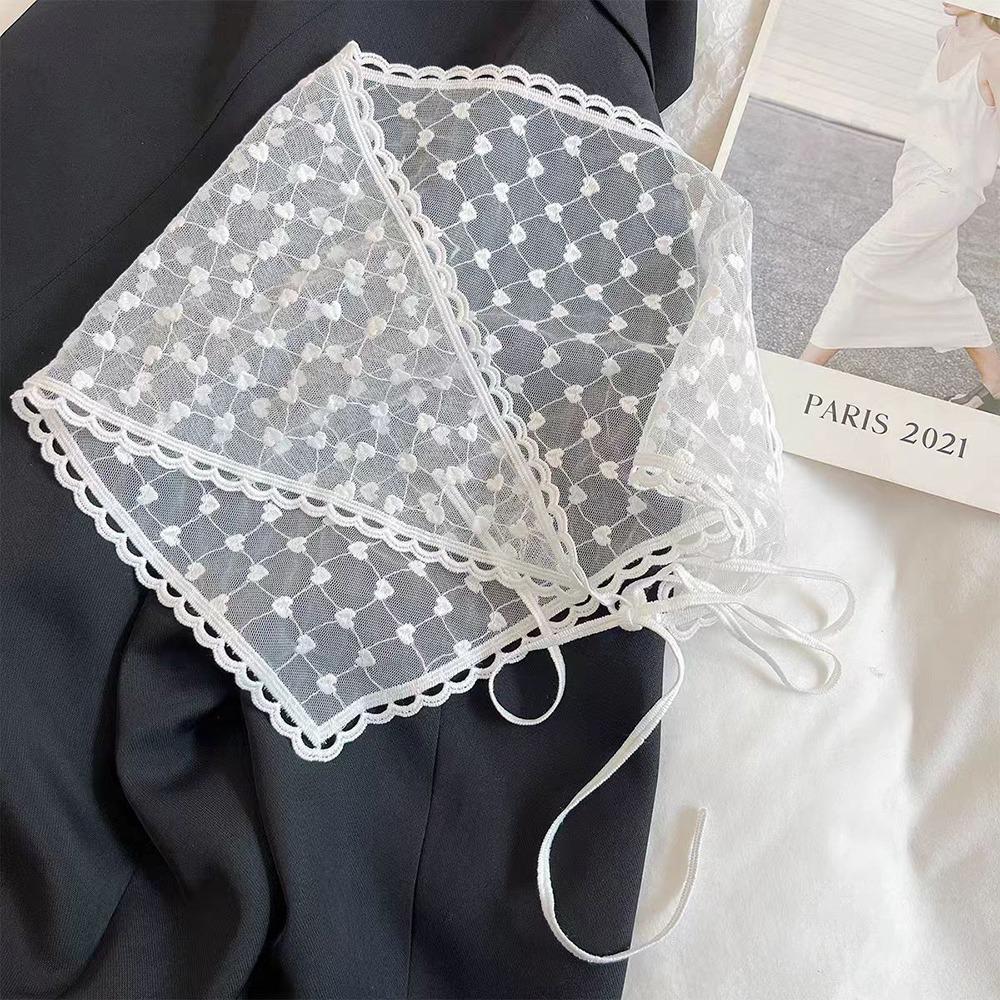 Embroidered Lace Triangle Headscarf White Pastoral Style Hair Scarf Wraps Hollow-out Woven Floral Lace Skirt for Women Girls
Embroidered Lace Triangle Headscarf White Pastoral Style Hair Scarf Wraps Hollow-out Woven Floral Lace Skirt for Women Girls