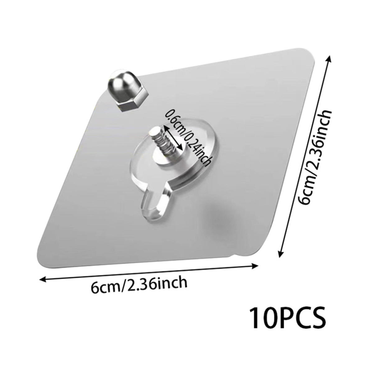 10 шт. самоклеящиеся крючки для настенного крепления, не оставляющие следов, без гвоздей, наклейка, крючок для настенного крепления на кухне, в ванной, дома, в офисе
