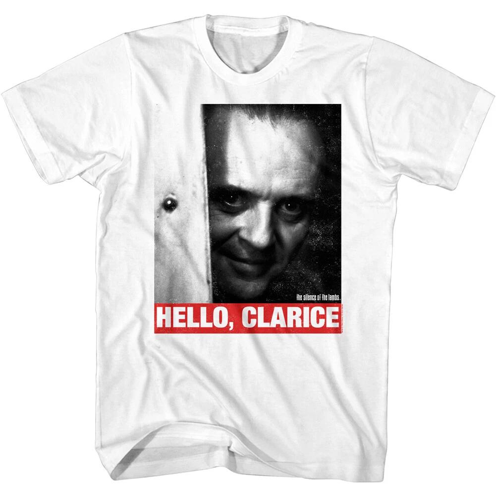 Silence of The Lambs Hello Clarice Men s T Shirt Hannibal Lector Quote Creepy 2XL
Silence of The Lambs Hello Clarice Men s T Shirt Hannibal Lector Quote Creepy 2XL