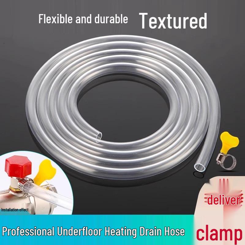 Geothermal Underfloor Heating Manifold Drain & Air Release Valve System 6mm ID, 1m with 2 hose clamps
Geothermal Underfloor Heating Manifold Drain & Air Release Valve System 6mm ID, 1m with 2 hose clamps