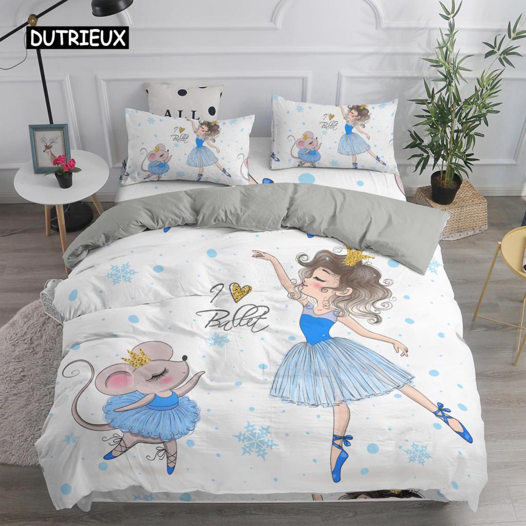 Ballet Dancing Girl Duvet Cover Cartoon Ballerinas Bedding Set Cute Princess For Kids Baby Soft Comfortable EU single(135x200cm)
Ballet Dancing Girl Duvet Cover Cartoon Ballerinas Bedding Set Cute Princess For Kids Baby Soft Comfortable EU single(135x200cm)