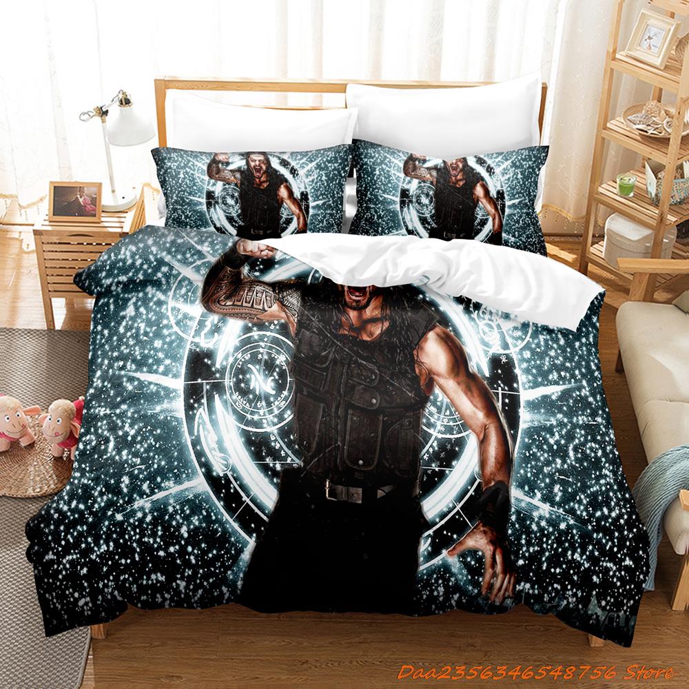 Wrestler Roman Reigns Bedding Set Single Twin Full Queen King Size Bed Set Adult Kid Bedroom Duvetcover Sets Bed Sheet Set AU King(245*210cm)3pcs
Wrestler Roman Reigns Bedding Set Single Twin Full Queen King Size Bed Set Adult Kid Bedroom Duvetcover Sets Bed Sheet Set AU King(245*210cm)3pcs