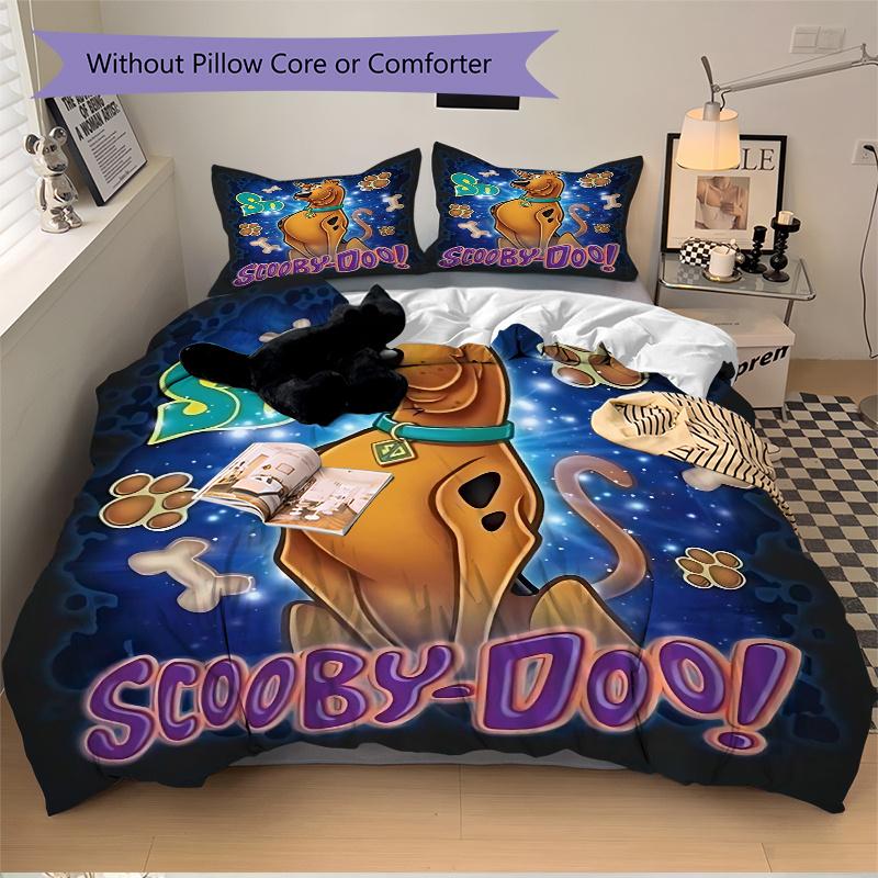 3pcs Animated Scooby Doo Character Bedding Set - Includes 1 Quilt Cover and 2 Pillowcases, Comfortable Bedding with Stylish Design for Bedro 220cm*240cm
3pcs Animated Scooby Doo Character Bedding Set - Includes 1 Quilt Cover and 2 Pillowcases, Comfortable Bedding with Stylish Design for Bedro 220cm*240cm