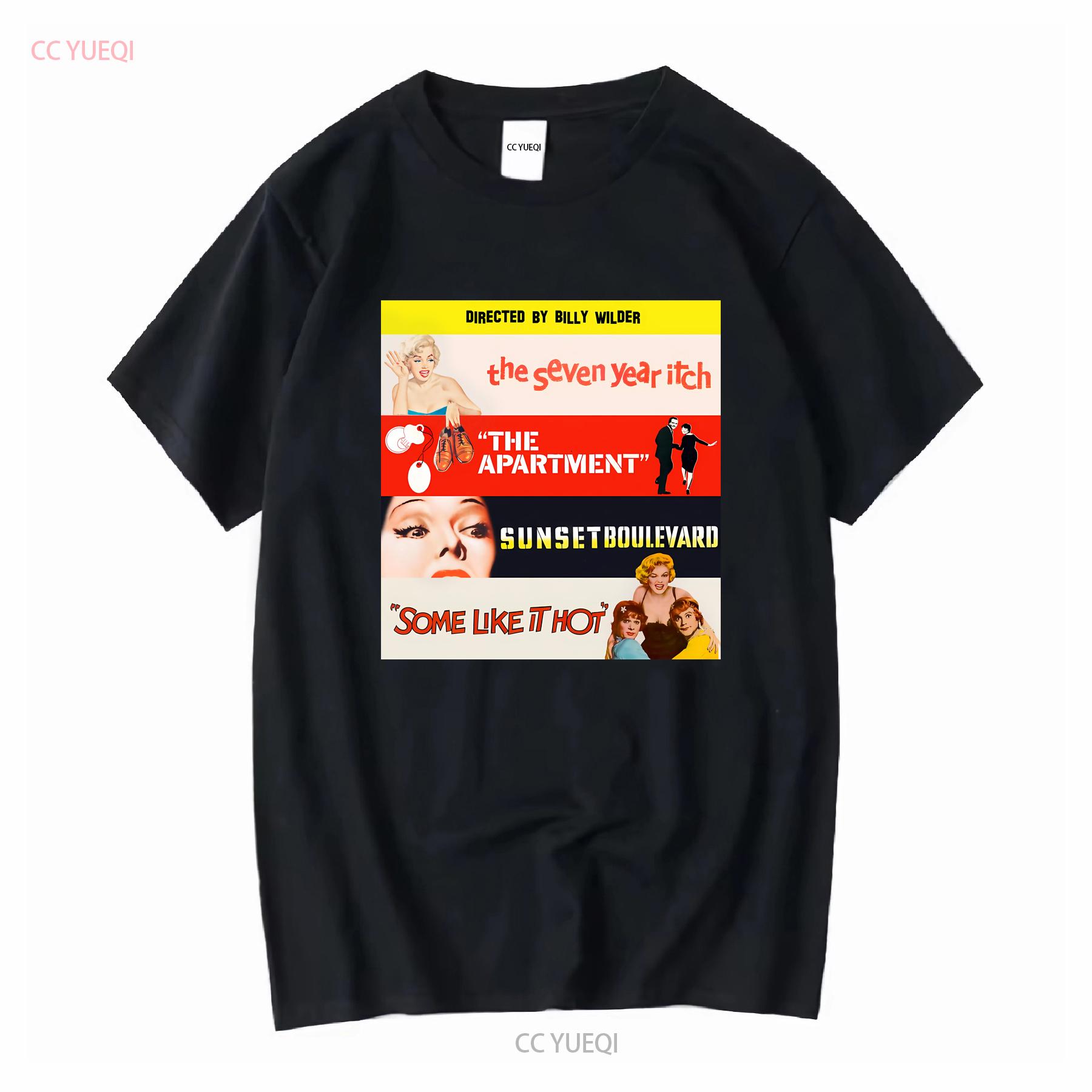 MOVIES DIRECTED BY BILLY WILDER CLASSIC T SHIRT vintage Washed fashion Unisex streetwear Stretched designer clothes graphic 4XL
MOVIES DIRECTED BY BILLY WILDER CLASSIC T SHIRT vintage Washed fashion Unisex streetwear Stretched designer clothes graphic 4XL