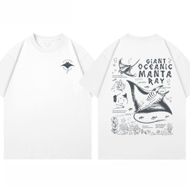 2026 New Manta Ray Devil Fish Aquarium Popular Science Biology Men s and Women s Short Sleeve T-Shirts Plus Size Crew Neck Tops 5XL різнокольоровий
2026 New Manta Ray Devil Fish Aquarium Popular Science Biology Men s and Women s Short Sleeve T-Shirts Plus Size Crew Neck Tops 5XL різнокольоровий
