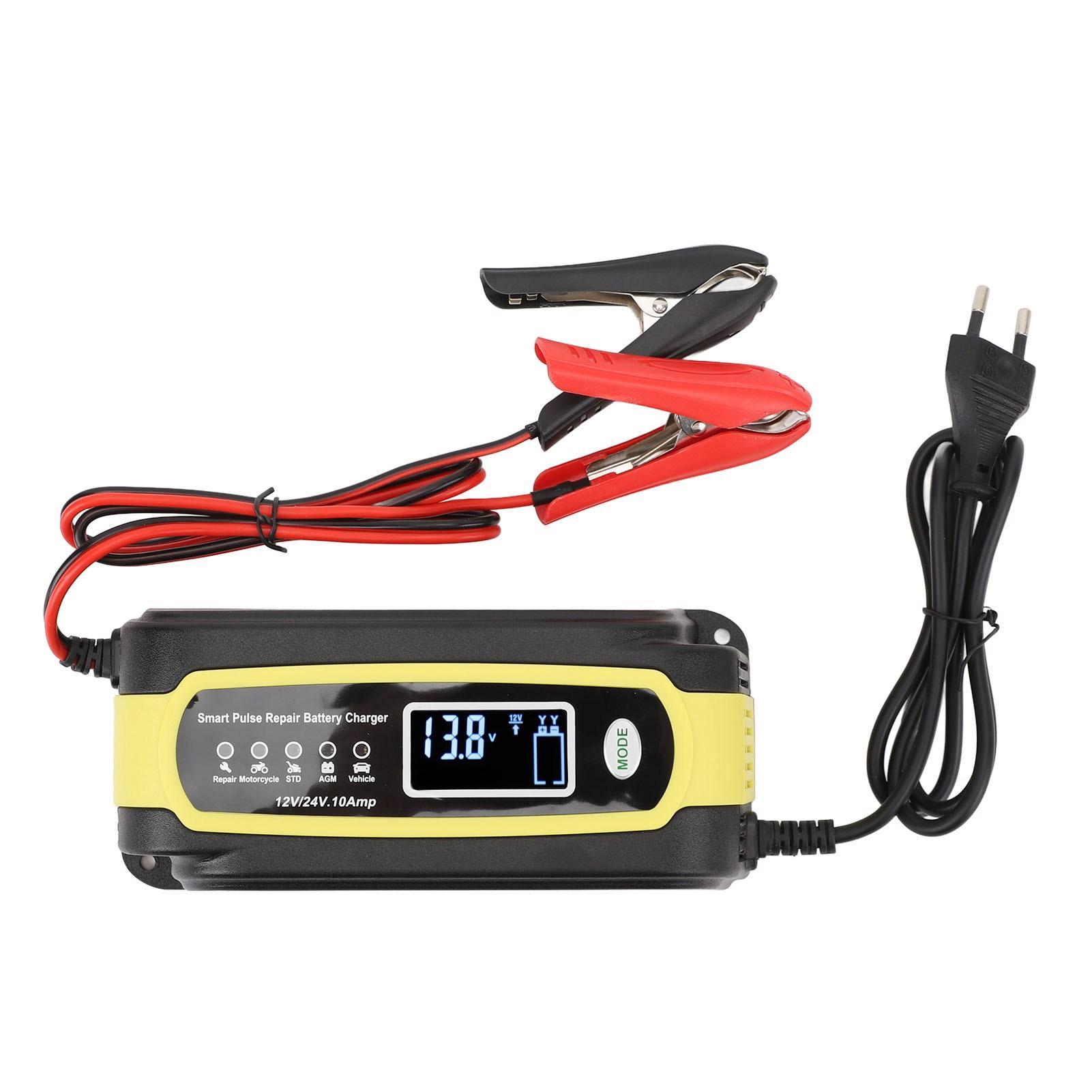 Car Battery Charger Maintainer Smart Control High Efficiency Motorcycle Battery Charger 12V 10A 24V
Car Battery Charger Maintainer Smart Control High Efficiency Motorcycle Battery Charger 12V 10A 24V