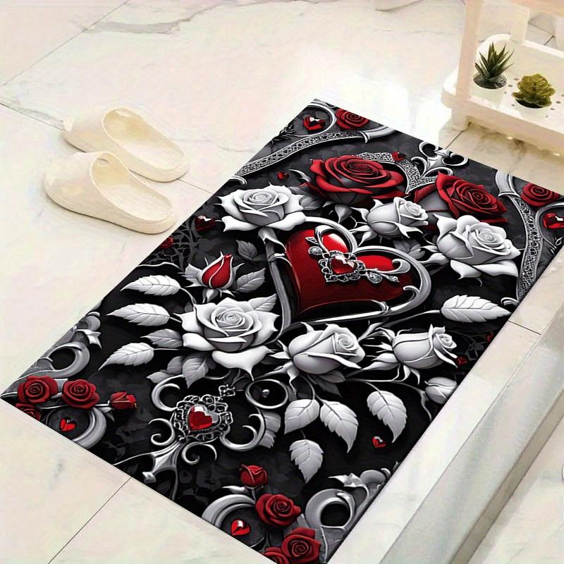 1pc Red Ruby Rose Design Indoor Area Rug - Soft, Anti-Slip, and Durable Gaming Room Decor for Bedroom 60cm by 90cm
1pc Red Ruby Rose Design Indoor Area Rug - Soft, Anti-Slip, and Durable Gaming Room Decor for Bedroom 60cm by 90cm