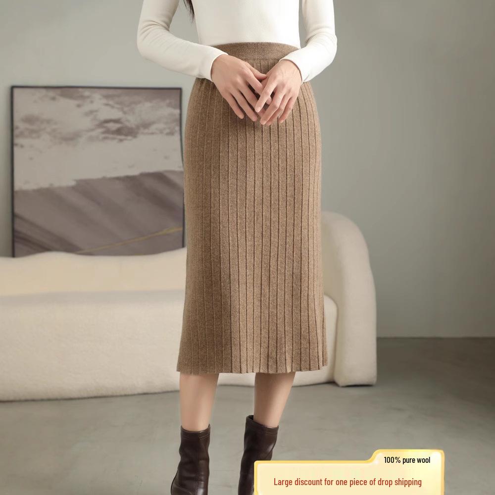 Women s Slim Fit Vertical Stripe Wool Midi Skirt - Versatile Cashmere Knit M (90-110 lbs)
Women s Slim Fit Vertical Stripe Wool Midi Skirt - Versatile Cashmere Knit M (90-110 lbs)