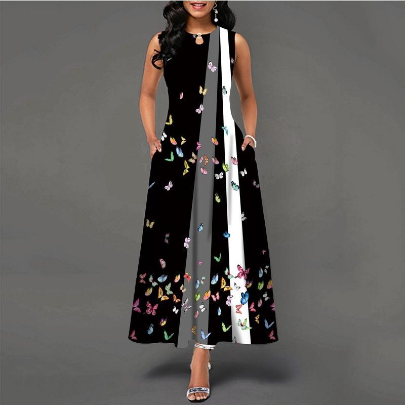 Women s clothing European and American style large size dress digital printing sleeveless versatile XXXXL
Women s clothing European and American style large size dress digital printing sleeveless versatile XXXXL