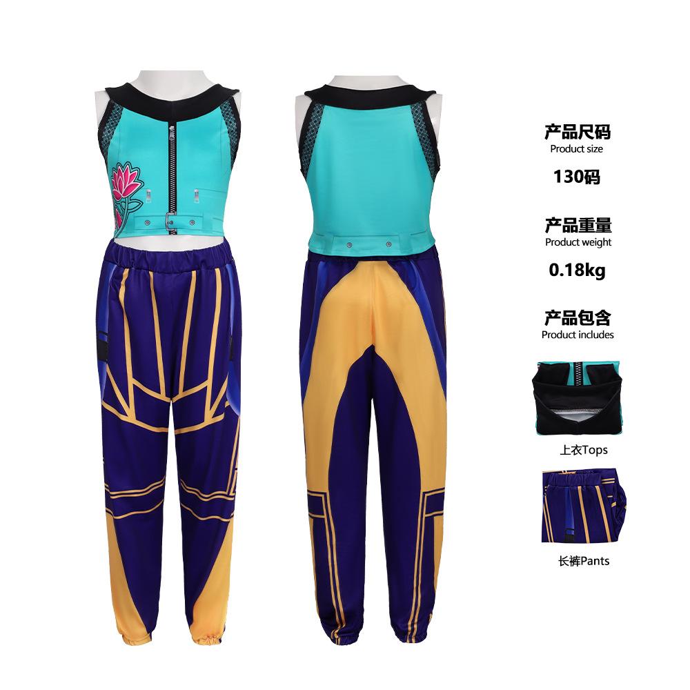 K-POP группа ведьмачек косплей костюм корейская волна женская группа Мира Руми Зои косплей костюм на Хэллоуин Children 150
K-POP группа ведьмачек косплей костюм корейская волна женская группа Мира Руми Зои косплей костюм на Хэллоуин Children 150