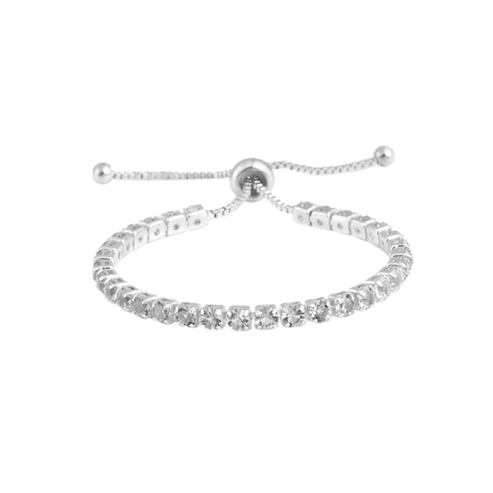 Легкий роскошный браслет с инкрустацией из циркона, женский регулируемый браслет с кристаллами серебряный
Легкий роскошный браслет с инкрустацией из циркона, женский регулируемый браслет с кристаллами серебряный