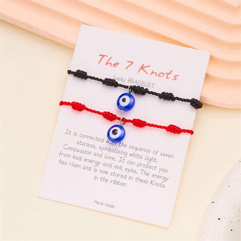 Lucky Handmade 7 Knots Red String Couple Bracelet for Women Men Turkish Evil Eye Sea Shell Heart Pendant Wristband Jewelry Gifts
Lucky Handmade 7 Knots Red String Couple Bracelet for Women Men Turkish Evil Eye Sea Shell Heart Pendant Wristband Jewelry Gifts