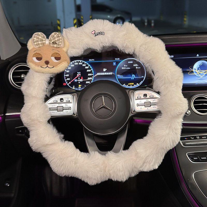 Car Steering Wheel Cover Winter Plush Warm Women s High-End Style 2025 New Model Car Handle Cover Protective Cover Cute 38cm Off-White Long Plush Wavy Fur - Nick Fox
Car Steering Wheel Cover Winter Plush Warm Women s High-End Style 2025 New Model Car Handle Cover Protective Cover Cute 38cm Off-White Long Plush Wavy Fur - Nick Fox
