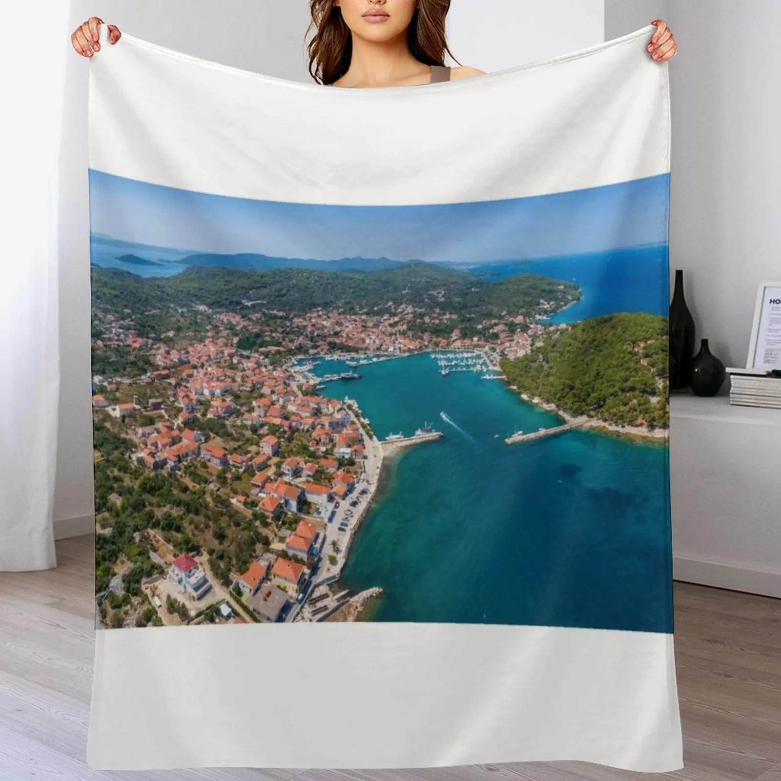 Kukljica island Ugljan Croatia Throw Blanket Foldable Soft Warm Blanket for Outdoor Use 102x76cm(40x30in)
Kukljica island Ugljan Croatia Throw Blanket Foldable Soft Warm Blanket for Outdoor Use 102x76cm(40x30in)