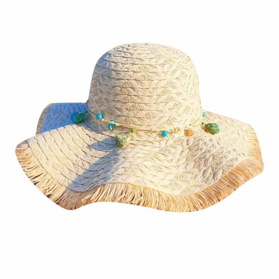 Beach Wide Conch Beads Wavy Brim Hat with Decor Breathable Adjustable Size бежевый
Beach Wide Conch Beads Wavy Brim Hat with Decor Breathable Adjustable Size бежевый