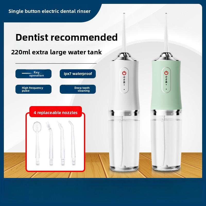 Electric Tooth Flusher, Water Floss, Tooth Cleaner, Intelligent Oral Calculus, Tooth Cleaning Artifact, Portable Tooth Cleaner Single nozzle
Electric Tooth Flusher, Water Floss, Tooth Cleaner, Intelligent Oral Calculus, Tooth Cleaning Artifact, Portable Tooth Cleaner Single nozzle