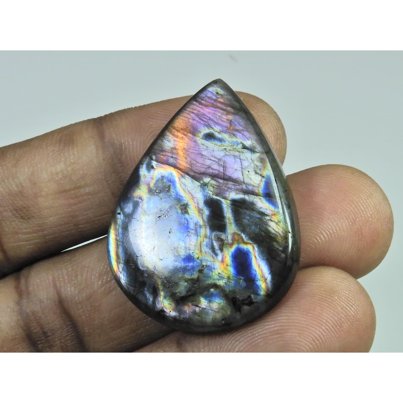 27X35X06MM Natural Purple Labradorite Spectrolite Pear Loose Gemstone 51Cts. D-391
27X35X06MM Natural Purple Labradorite Spectrolite Pear Loose Gemstone 51Cts. D-391