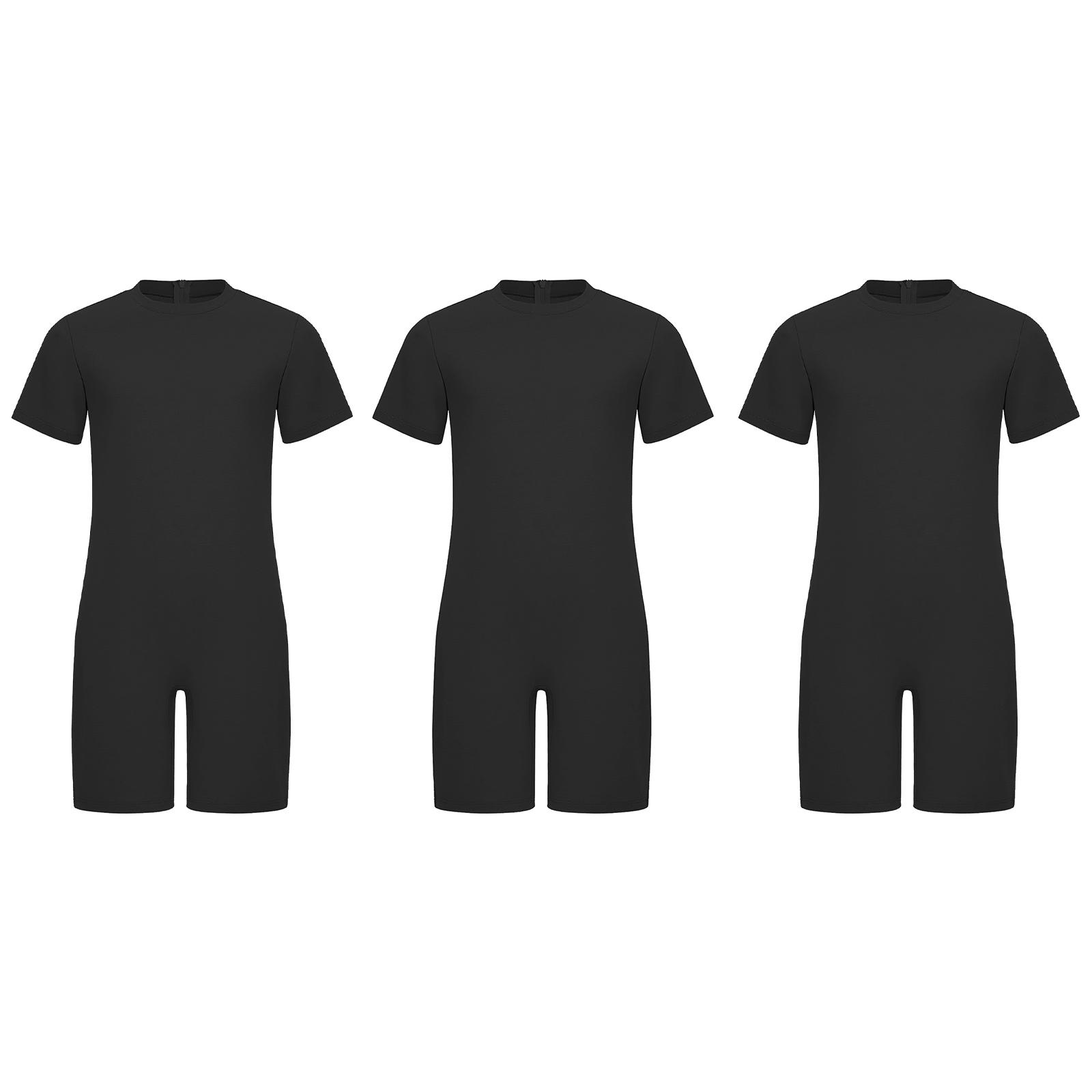 3Pcs Boys Adaptive Bodysuit Special Needs Easy Wear Back Invisible Zipper Short Sleeve Jumpsuit 11-12 Years чорний
3Pcs Boys Adaptive Bodysuit Special Needs Easy Wear Back Invisible Zipper Short Sleeve Jumpsuit 11-12 Years чорний