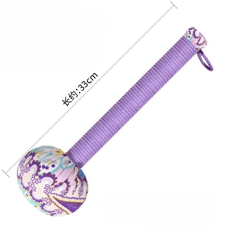 New 33cm Long-Handled Handmade Wormwood Massage Hammer for Manual Body Back Shoulders Legs Relief Stress Reduction for Women&Men фиолетовый
New 33cm Long-Handled Handmade Wormwood Massage Hammer for Manual Body Back Shoulders Legs Relief Stress Reduction for Women&Men фиолетовый