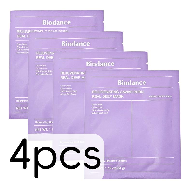 Biodance Real Deep Mask - 4pcs Collagen Cera-nol Sea Kelp Vita Niacinamide Caviar Peptide Hydrogel Mask Caviar PDRN 4pcs
Biodance Real Deep Mask - 4pcs Collagen Cera-nol Sea Kelp Vita Niacinamide Caviar Peptide Hydrogel Mask Caviar PDRN 4pcs