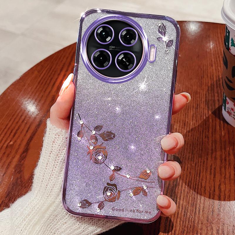 For TECNO Spark 20 Pro+ Case TPU Phone Cover Glitter Floral Aesthetic Purple
For TECNO Spark 20 Pro+ Case TPU Phone Cover Glitter Floral Aesthetic Purple