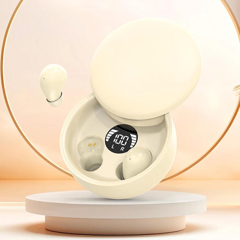 SK26 HiFi Sound Wireless Bluetooth-Compatible Earbuds for Sleep Noise Cancelling Invisible Mini Headphones White 
SK26 HiFi Sound Wireless Bluetooth-Compatible Earbuds for Sleep Noise Cancelling Invisible Mini Headphones White