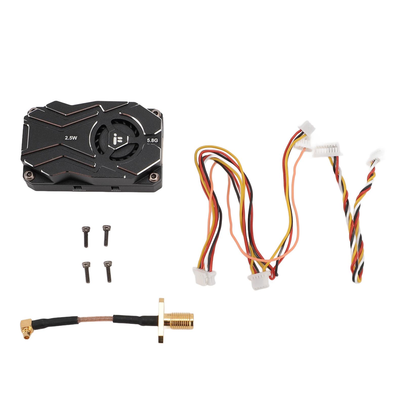FPV Image Transmission Module 5.8G 2.5W 40CH 2500mW with MMCX Port Drone Image Transmission Module
FPV Image Transmission Module 5.8G 2.5W 40CH 2500mW with MMCX Port Drone Image Transmission Module