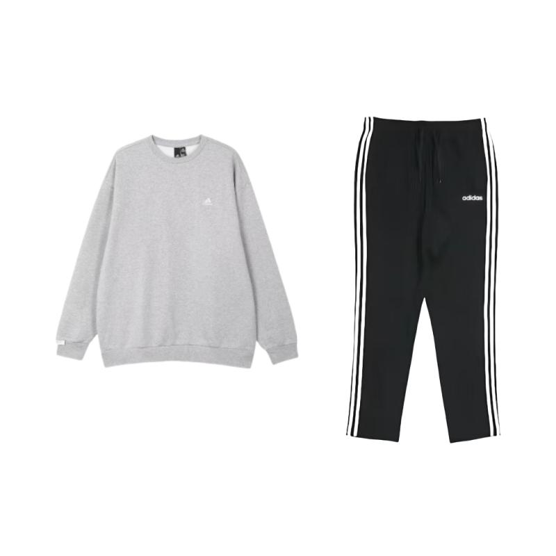 Adidas Logo Fleece Thick Loose Round Neck Long Sleeve Sweatshirt Mid Waist Long Pants Casual Sports Set Men Sets IV7599+DU0456 S
Adidas Logo Fleece Thick Loose Round Neck Long Sleeve Sweatshirt Mid Waist Long Pants Casual Sports Set Men Sets IV7599+DU0456 S