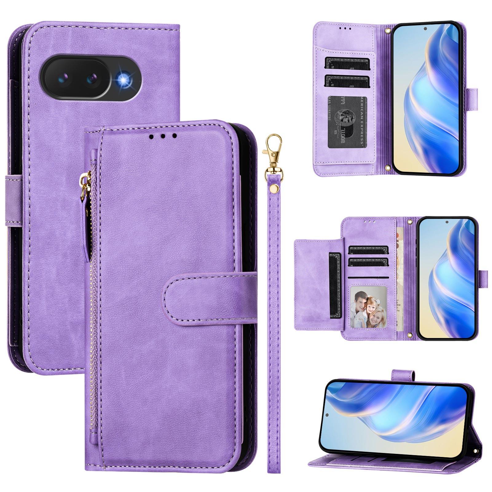 For Google Pixel 10a Case Zipper Pocket Multiple Card Slots Leather Phone Cover
For Google Pixel 10a Case Zipper Pocket Multiple Card Slots Leather Phone Cover