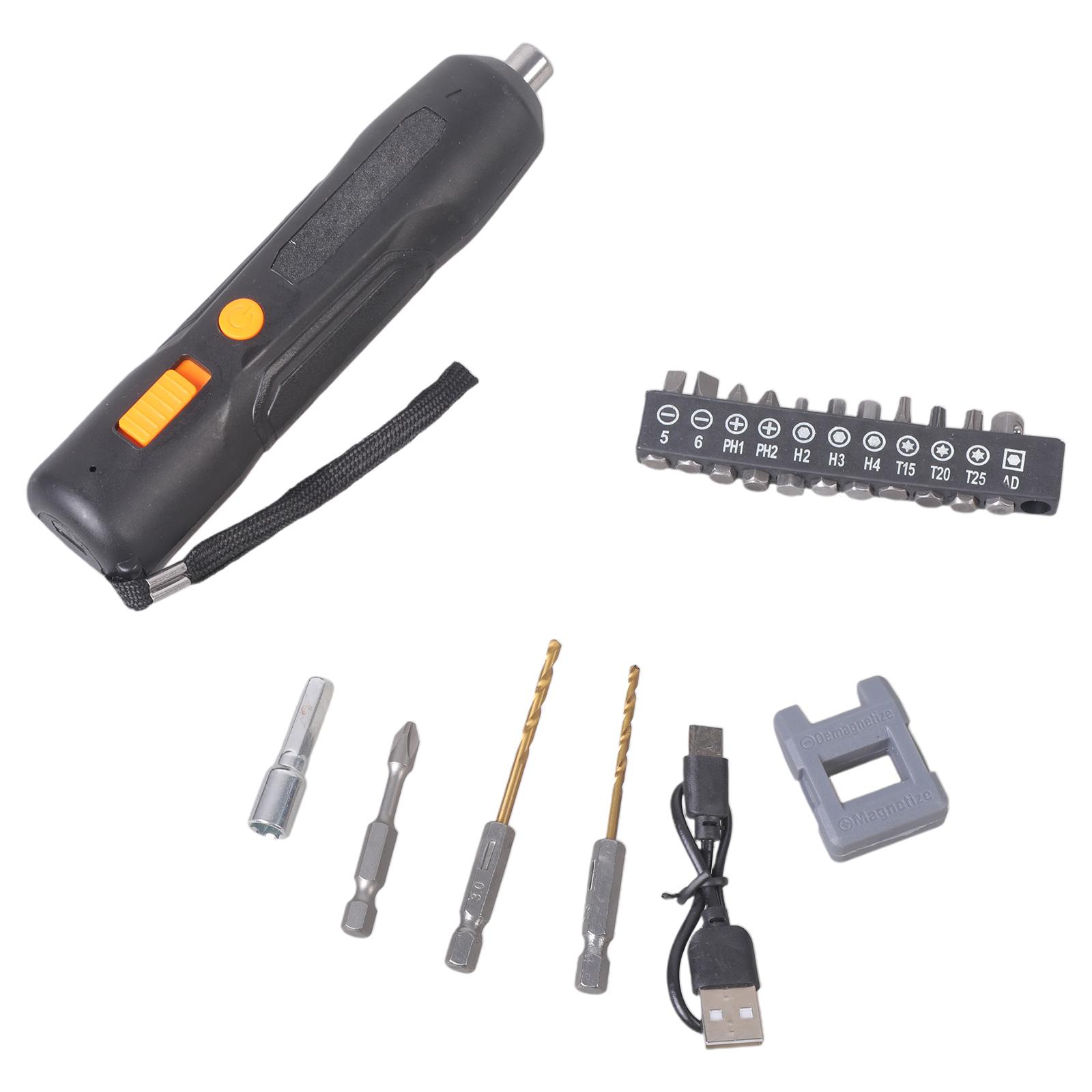 Reversible Rotation Wireless Screwdriver Rechargeable 3.7V 300g Lightweight Tool Fit for Electronics Repair Maintenance
Reversible Rotation Wireless Screwdriver Rechargeable 3.7V 300g Lightweight Tool Fit for Electronics Repair Maintenance