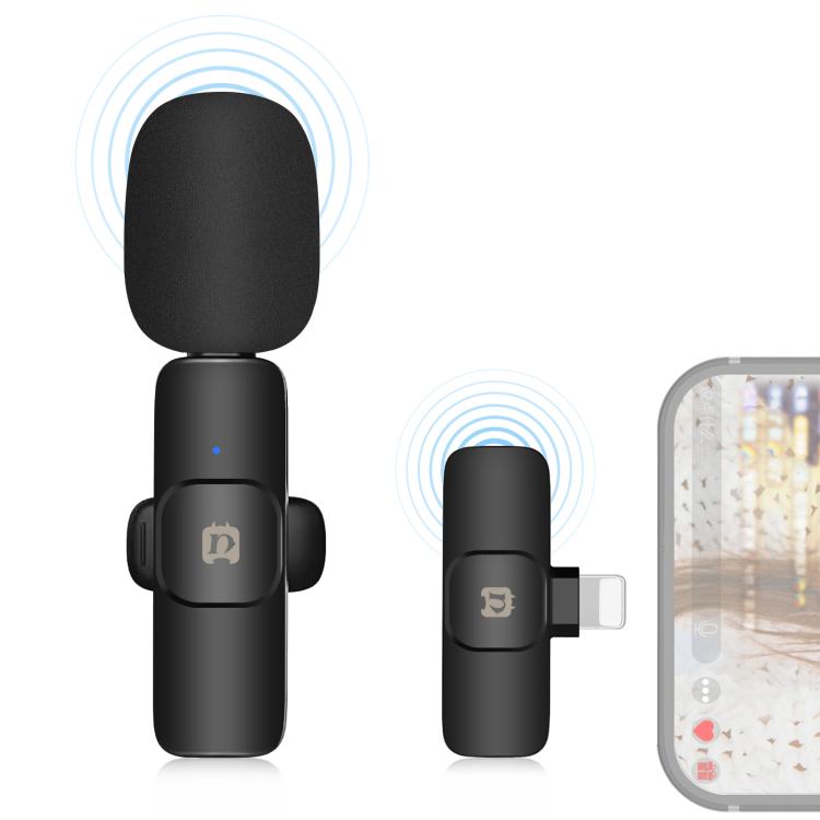 PULUZ Wireless Lavalier Noise Reduction Reverb Microphone for 8-Pin Device, Support Phone Charging(Black) чорний
PULUZ Wireless Lavalier Noise Reduction Reverb Microphone for 8-Pin Device, Support Phone Charging(Black) чорний