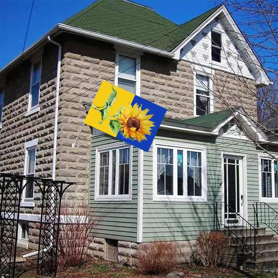 Yousheng 1/2/3Pcs Sunflower Flag 12 x 18 Patriotic Ukrainian National Flag Double Sided Outdoor Yard Sign for Garden Backyard Wall Decor 1pc
Yousheng 1/2/3Pcs Sunflower Flag 12 x 18 Patriotic Ukrainian National Flag Double Sided Outdoor Yard Sign for Garden Backyard Wall Decor 1pc