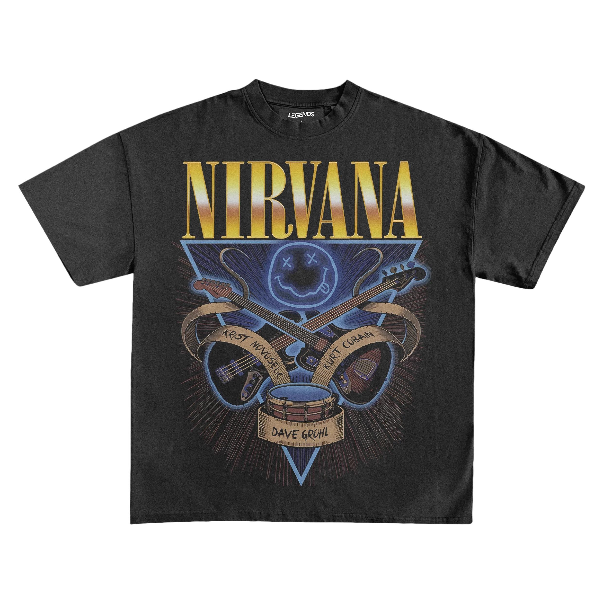 rock band Nirvana Smiley Face graphic 100Cotton unisex shirt 2026 Summer New Y2k Fashion Unisex Short sleeve Vintage music Tshirt S
rock band Nirvana Smiley Face graphic 100Cotton unisex shirt 2026 Summer New Y2k Fashion Unisex Short sleeve Vintage music Tshirt S