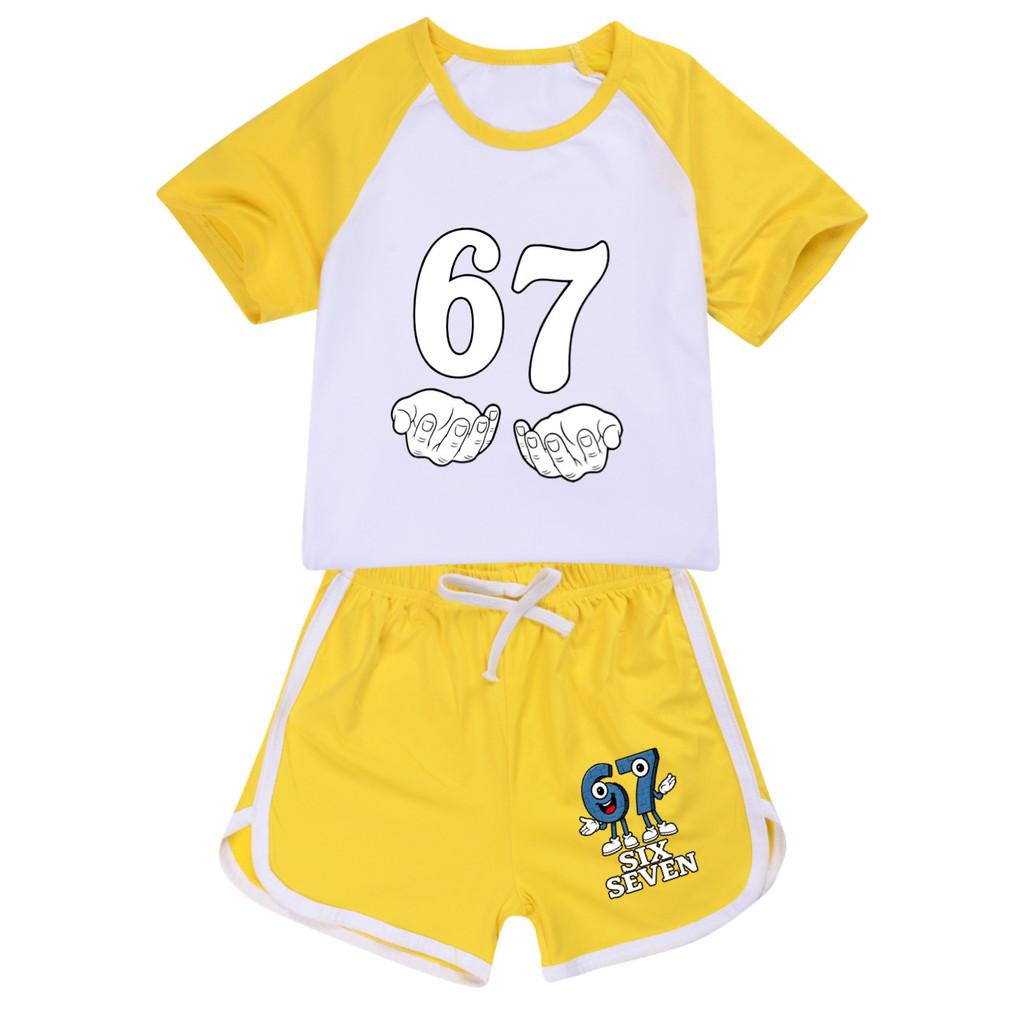 5391 Kids Boys Girls Steal a Brainrot 67 Printed Top Pants Casual Sport Tracksuit Clothes Set 170cm жовтий
5391 Kids Boys Girls Steal a Brainrot 67 Printed Top Pants Casual Sport Tracksuit Clothes Set 170cm жовтий