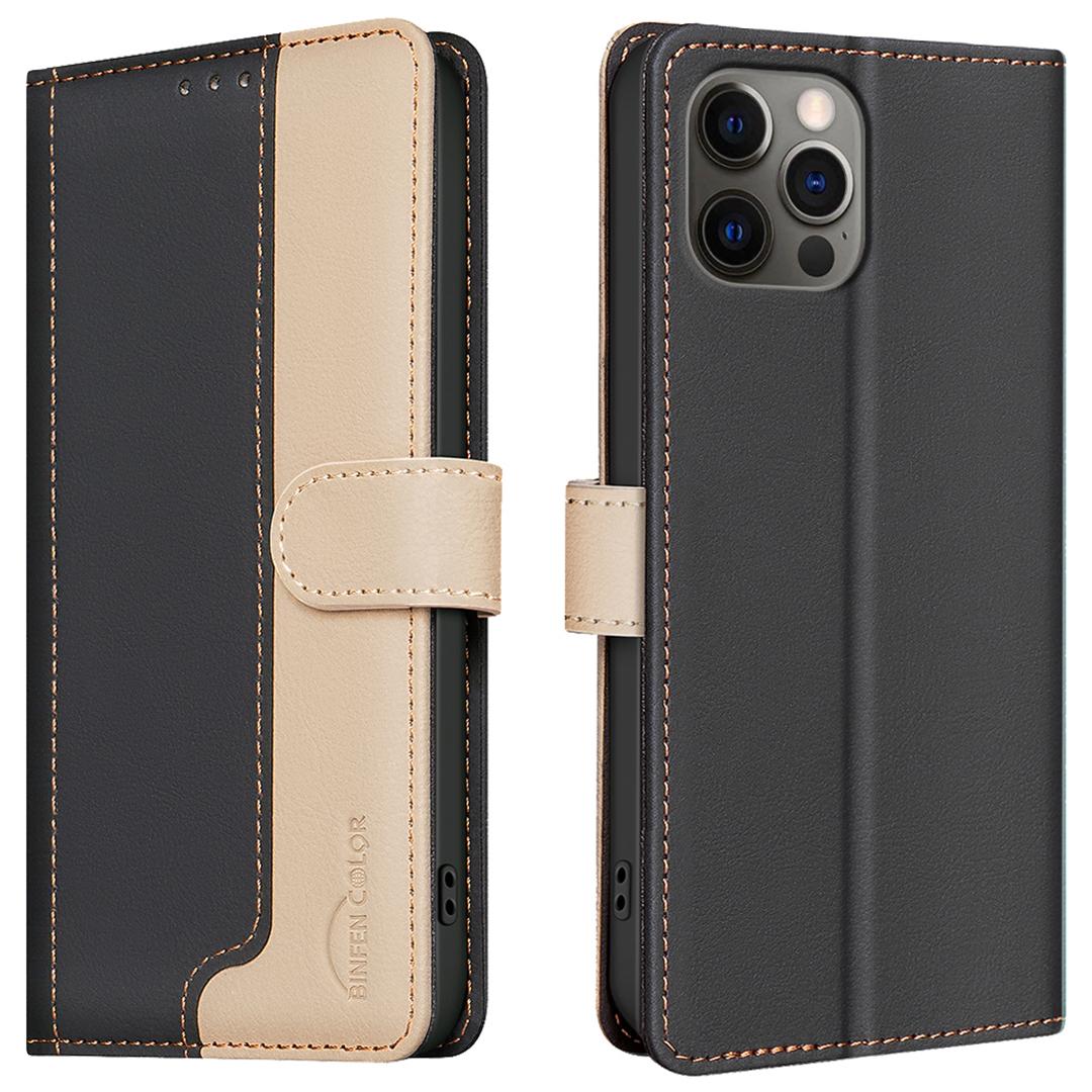 For iPhone 12 Pro Max Case RFID Blocking Dual Color Phone Leather Cover Black
For iPhone 12 Pro Max Case RFID Blocking Dual Color Phone Leather Cover Black