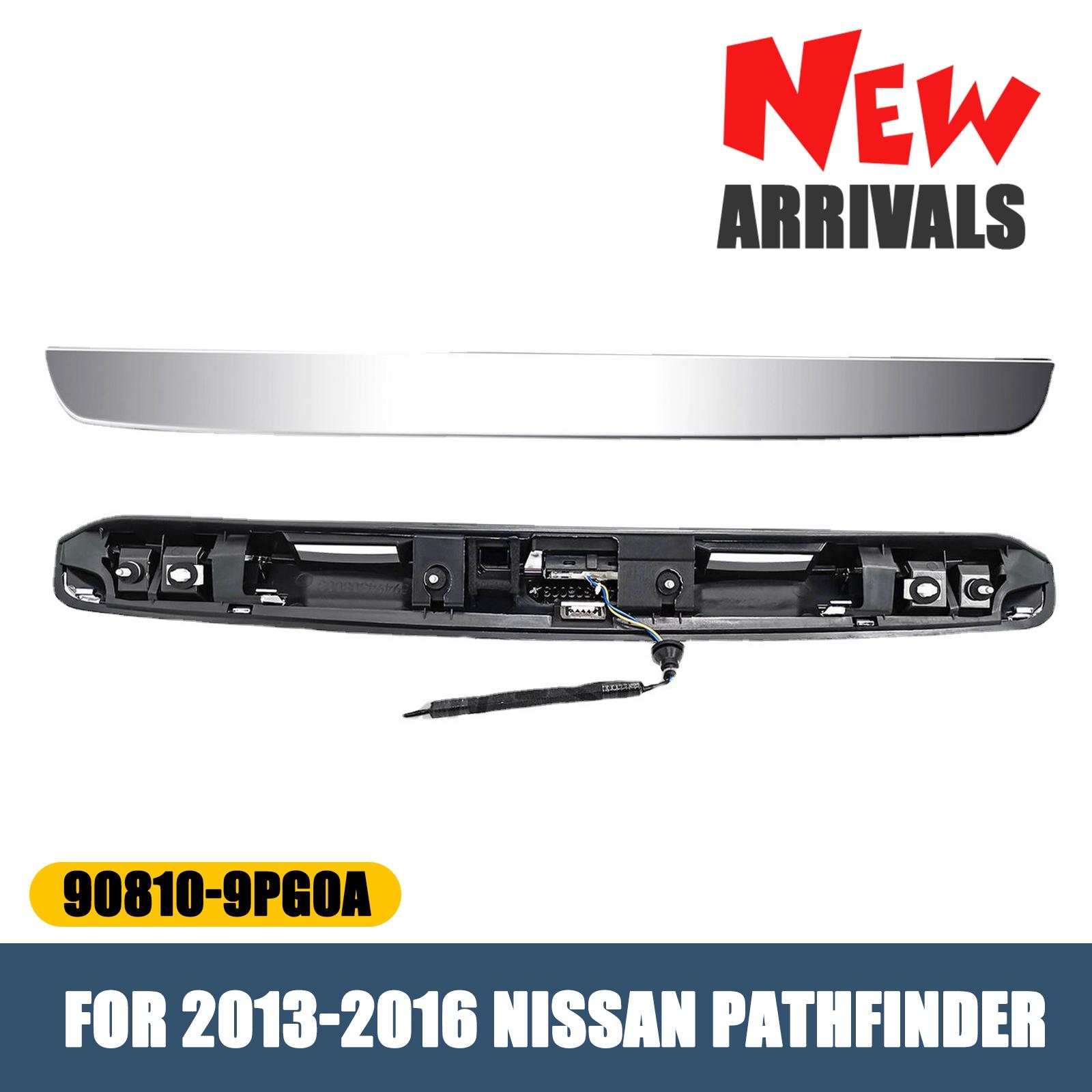 Хромированная ручка задней двери багажника 90810-9PG0A для автомобиля Nissan Pathfinder SL 3.5L 2013-2016 годов, серебристый пластик
Хромированная ручка задней двери багажника 90810-9PG0A для автомобиля Nissan Pathfinder SL 3.5L 2013-2016 годов, серебристый пластик